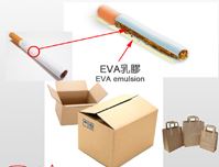 Packaging and paper adhesive